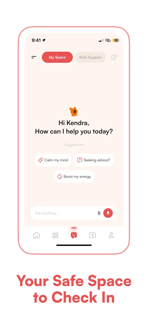 Happy Teacher: My Space chat screen